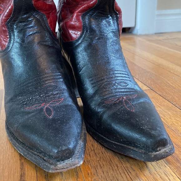 Dan Post Two Tone Western Boots - Picture 5 of 8